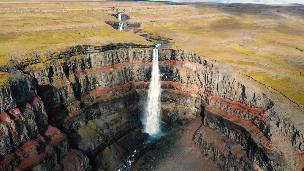 Hengifoss waterfall East Iceland